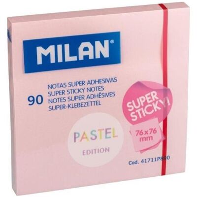Milan, Haftnotiz, Selbstklebende Notizzettel 76x76/90K rosa MAILAND (76 x 76 mm) Milan, Haftnotiz, Selbstklebende Notizzettel 76x76/90K rosa MAILAND (76 x 76 mm)