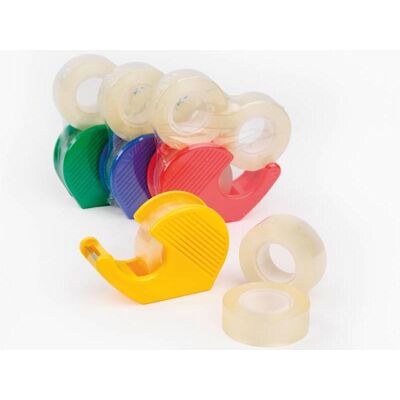 Magni, Klebebandabroller, Abroller mit 3 Rollen 33M:18mm Magni, Klebebandabroller, Abroller mit 3 Rollen 33M:18mm