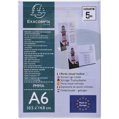 Exacompta, Prospektständer, Tischprospektständer (A6) Exacompta, Prospektständer, Tischprospektständer (A6)