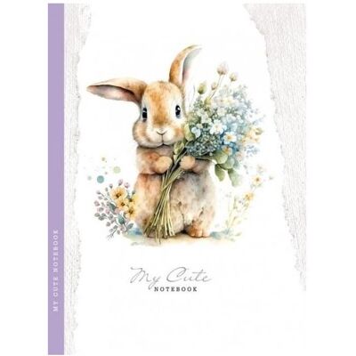 Fresh, Heft + Block, Dekoratives Notizbuch 48K Raster TW Osterhase (A6, Gepunktet, Harter Einband) Fresh, Heft + Block, Dekoratives Notizbuch 48K Raster TW Osterhase (A6, Gepunktet, Harter Einband)
