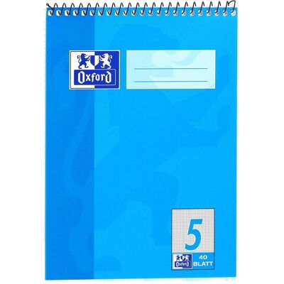 Oxford, Heft + Block, Schulblock (A5, Kariert, Harter Einband) Oxford, Heft + Block, Schulblock (A5, Kariert, Harter Einband)