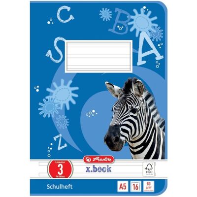 Herlitz, Heft + Block, Schulheft x.book, DIN A5, Lineatur 3 / liniert (A5, Liniert) Herlitz, Heft + Block, Schulheft x.book, DIN A5, Lineatur 3 / liniert (A5, Liniert)
