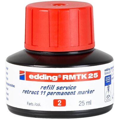 Edding, Marker, Nachfülltusche Retract rot (1x) Edding, Marker, Nachfülltusche Retract rot (1x)