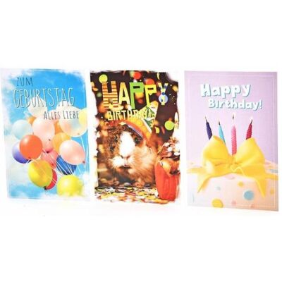 Magni, Grusskarte + Briefpapier, Glückwunschkarten 100er Geburtstag sortiert (100 Stk.) Magni, Grusskarte + Briefpapier, Glückwunschkarten 100er Geburtstag sortiert (100 Stk.)