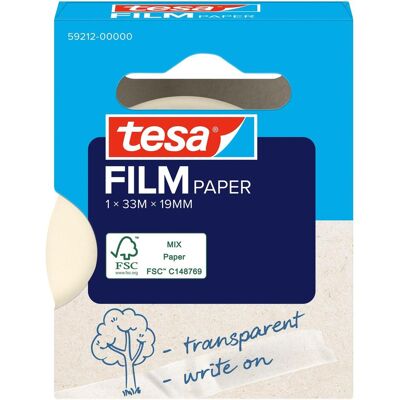 tesa, Klebeband, tesafilm Papier Klebeband 33m 19mm 1 Rolle Faltschachtel (19 mm) tesa, Klebeband, tesafilm Papier Klebeband 33m 19mm 1 Rolle Faltschachtel (19 mm)