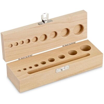 Kern, Feinwaage, Holz-Gewichtsetui, 1 g - 100 g Buche für F2 + M1 + M2 + M3, Knopf/Kompakt Kern, Feinwaage, Holz-Gewichtsetui, 1 g - 100 g Buche für F2 + M1 + M2 + M3, Knopf/Kompakt
