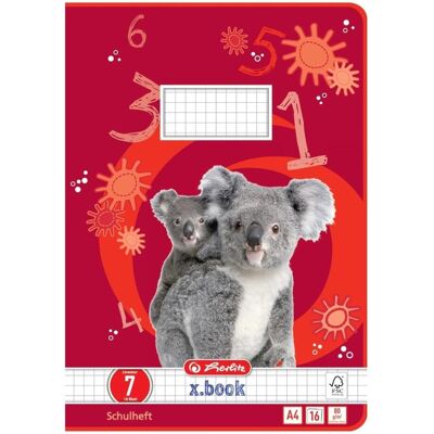 Herlitz, Heft + Block, Schulheft X-Book, DIN A4, Lineatur 7 (A4, Kariert) Herlitz, Heft + Block, Schulheft X-Book, DIN A4, Lineatur 7 (A4, Kariert)