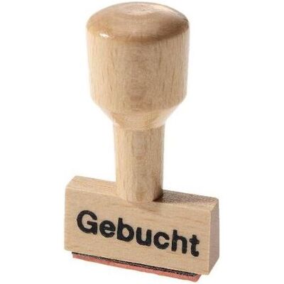 Markenlos, Stempel, Textstempel Amos Gebucht Braun Markenlos, Stempel, Textstempel Amos Gebucht Braun