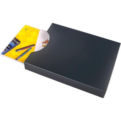 Idena, Mappe, Heftbox A4 hoch PP transluzent schwarz (A4) Idena, Mappe, Heftbox A4 hoch PP transluzent schwarz (A4)