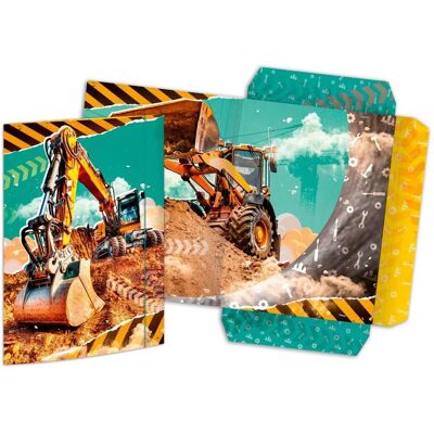 Rnk, Mappe, Zeichenmappe Bagger DIN A3 (A3, 1x) Rnk, Mappe, Zeichenmappe Bagger DIN A3 (A3, 1x)