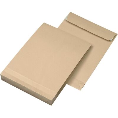 Mailmedia, Versandtasche + Luftpolstertasche, Faltentasche DIN B4 ohne Fenster 120g/m² (100 Stk.) Mailmedia, Versandtasche + Luftpolstertasche, Faltentasche DIN B4 ohne Fenster 120g/m² (100 Stk.)