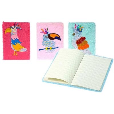 Adar, Heft + Block, A5/40K-Notizbuch mit MIX-Plüschhülle (A5, Kein Einband) Adar, Heft + Block, A5/40K-Notizbuch mit MIX-Plüschhülle (A5, Kein Einband)