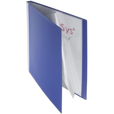 Foldersys, Mappe, Sichtbuch DIN A4, 20 Hüllen blau (A4) Foldersys, Mappe, Sichtbuch DIN A4, 20 Hüllen blau (A4)
