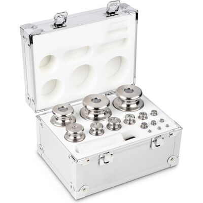 Kern, Feinwaage, Sohn M1 1 g - 2 kg Gewichtsatz im Aluminiumetui, Edelstahl feingedreht (344-076) Kern, Feinwaage, Sohn M1 1 g - 2 kg Gewichtsatz im Aluminiumetui, Edelstahl feingedreht (344-076)