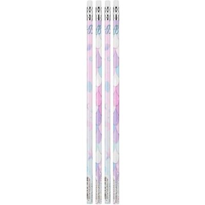 Starpak, Bleistift, HB Bleistift mit Radiergummi Meerjungfrau, 4 Stk. (HB, 4x) Starpak, Bleistift, HB Bleistift mit Radiergummi Meerjungfrau, 4 Stk. (HB, 4x)