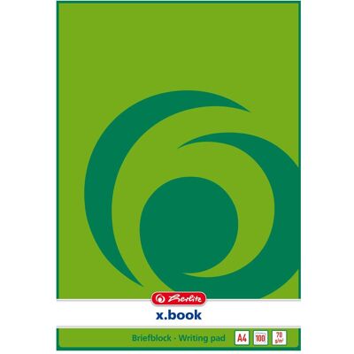 Herlitz, Heft + Block, Briefblock x.book DIN A4 blanko (A4, Blanko, Kein Einband) Herlitz, Heft + Block, Briefblock x.book DIN A4 blanko (A4, Blanko, Kein Einband)