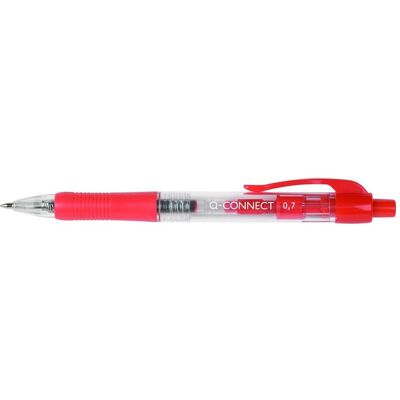 Q-Connect, Schreibstifte, Druckkugelschreiber 1,0 mm, rot (1x) Q-Connect, Schreibstifte, Druckkugelschreiber 1,0 mm, rot (1x)