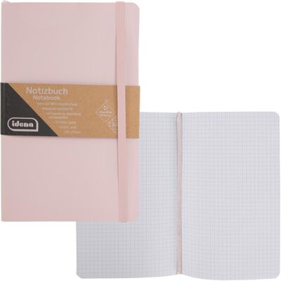 Idena, Heft + Block, Notizbuch Eco rosa (A5, Kariert, Harter Einband) Idena, Heft + Block, Notizbuch Eco rosa (A5, Kariert, Harter Einband)