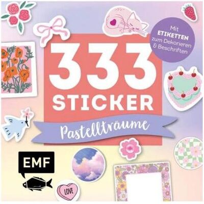 Edition Fischer, Sticker, 333 Sticker - Pastell-Träume: Etiketten und Aufkleber mit beschreibbarer Oberfläche (333 Sticker) Edition Fischer, Sticker, 333 Sticker - Pastell-Träume: Etiketten und Aufkleber mit beschreibbarer Oberfläche (333 Sticker)