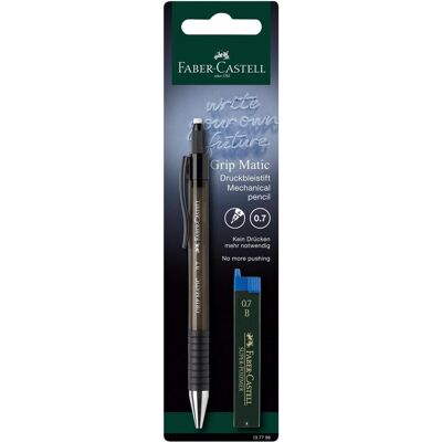10x Faber-Castell, Bleistift, Feinminenstift Grip Matic 0,7mm schwarz (0.70 mm, B, 1x) 10x Faber-Castell, Bleistift, Feinminenstift Grip Matic 0,7mm schwarz (0.70 mm, B, 1x)
