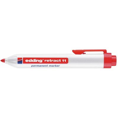Edding, Marker, Permanent Marker 11 rot (1x) Edding, Marker, Permanent Marker 11 rot (1x)