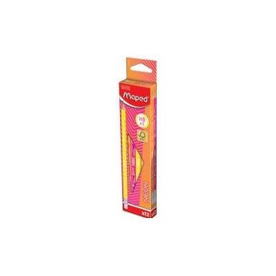 Maped, Bleistift, HB Neon Bleistift mit Radiergummi (12 Stück) (HB, 12x) Maped, Bleistift, HB Neon Bleistift mit Radiergummi (12 Stück) (HB, 12x)
