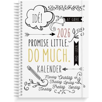 Mayland-Burde, Kalender, Doodle I A5 ugekalender 2026 (A5) Mayland-Burde, Kalender, Doodle I A5 ugekalender 2026 (A5)