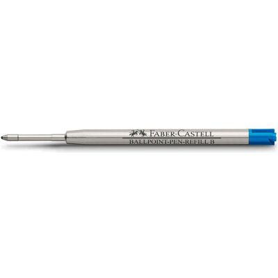 Faber-Castell, Ersatzpatronen + Tintenfass, Grossraummine (Blau, 0.70 mm, 1 Stk.) Faber-Castell, Ersatzpatronen + Tintenfass, Grossraummine (Blau, 0.70 mm, 1 Stk.)