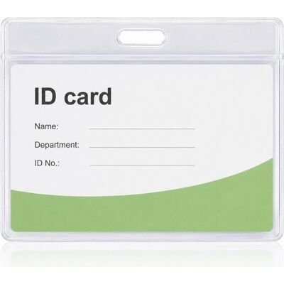 Screenguard, Informationsschild, ID Kartenhalter Transparent PVC, innen 90 × 56 mm (10er Set) Screenguard, Informationsschild, ID Kartenhalter Transparent PVC, innen 90 × 56 mm (10er Set)