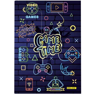 Online, Heft + Block, Notizbuch Game Time A5 (A5, Gepunktet, Harter Einband) Online, Heft + Block, Notizbuch Game Time A5 (A5, Gepunktet, Harter Einband)