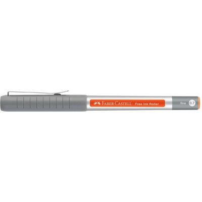 Faber-Castell, Schreibstifte, Free Ink Tintenroller grau 0,7 mm, Schreibfarbe: orange, 1 St. (1x) Faber-Castell, Schreibstifte, Free Ink Tintenroller grau 0,7 mm, Schreibfarbe: orange, 1 St. (1x)