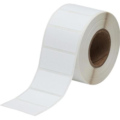 Brady, Etikettenrolle, J20-17-2550, Papier, Weiss, 50.80 x 25.40 mm, permanent (1000 Etik) (55.88 mm) Brady, Etikettenrolle, J20-17-2550, Papier, Weiss, 50.80 x 25.40 mm, permanent (1000 Etik) (55.88 mm)