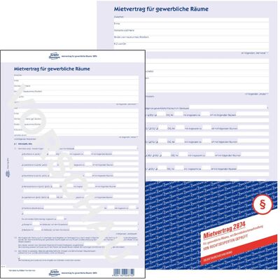 Avery Formular, Mietvertrag für gewerbliche Räume Avery Formular, Mietvertrag für gewerbliche Räume