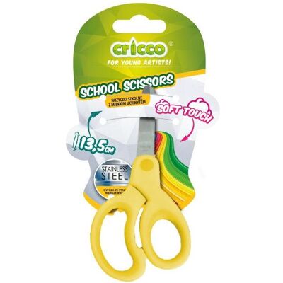 Cricco, Schere, Schulschere, weiche Griffe, 13,5 cm (13.50 cm) Cricco, Schere, Schulschere, weiche Griffe, 13,5 cm (13.50 cm)