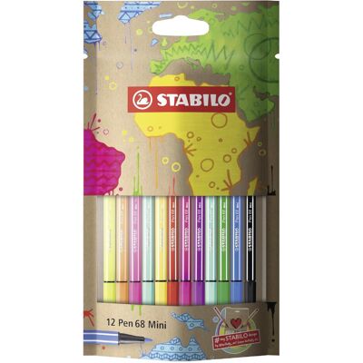 STABILO, Malstifte, Pen 68 Mini Premium-Filzstift (12x) STABILO, Malstifte, Pen 68 Mini Premium-Filzstift (12x)