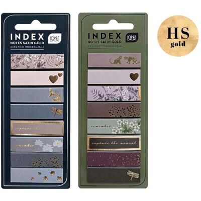 Magni, Haftnotiz, Interdruk Haftmarker Index Notes SATIN GOLD 2fach sortiert (45 x 12 mm) Magni, Haftnotiz, Interdruk Haftmarker Index Notes SATIN GOLD 2fach sortiert (45 x 12 mm)
