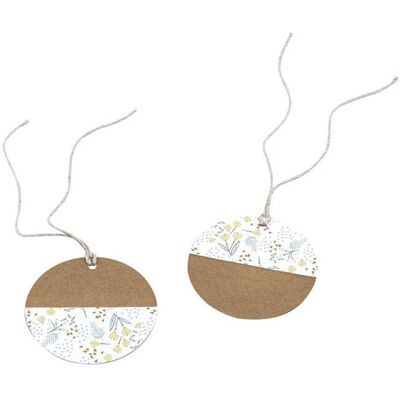 Artoz, Geschenkverpackung, Geschenksanhänger Hangtag rund kraftpapier 6er (6x) Artoz, Geschenkverpackung, Geschenksanhänger Hangtag rund kraftpapier 6er (6x)