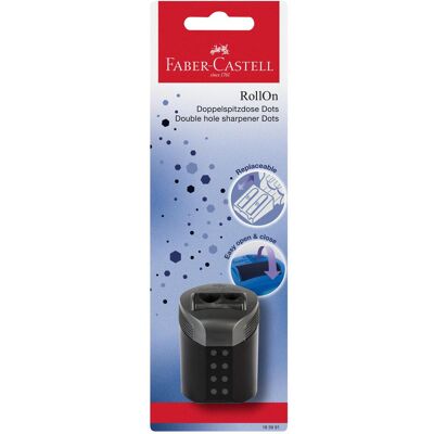 Faber-Castell, Spitzer, Doppelspitzdose RollOn Dots Faber-Castell, Spitzer, Doppelspitzdose RollOn Dots