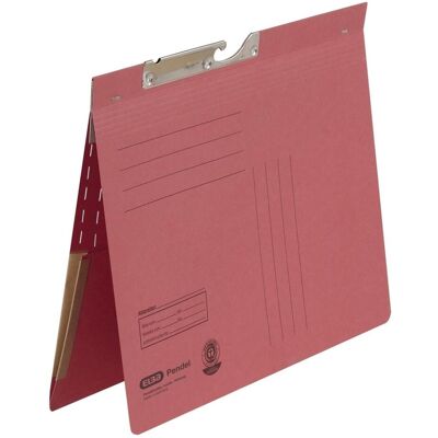 Elba, Mappe, Pendelhefter mit Tasche, DIN A4, Manilakarton, rot (A4, 1x) Elba, Mappe, Pendelhefter mit Tasche, DIN A4, Manilakarton, rot (A4, 1x)