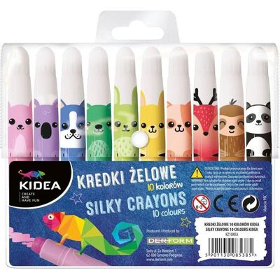 Derform, Malstifte, Gelstifte 10 Farben KIDEA (10x) Derform, Malstifte, Gelstifte 10 Farben KIDEA (10x)