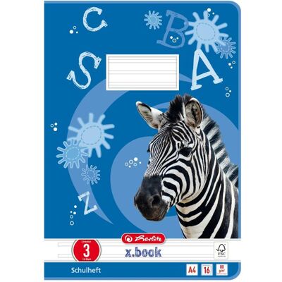 Herlitz, Heft + Block, Schulheft X-Book, DIN A4, Lineatur 3 (A4, Liniert, Kein Einband) Herlitz, Heft + Block, Schulheft X-Book, DIN A4, Lineatur 3 (A4, Liniert, Kein Einband)
