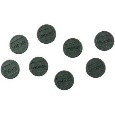 Nobo, Magnet, Haftmagnet Ø 2 cm 8 Stück, Schwarz (8x) Nobo, Magnet, Haftmagnet Ø 2 cm 8 Stück, Schwarz (8x)