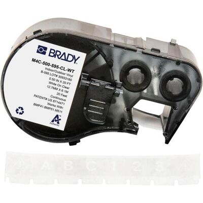 Brady, Etikettenrolle, BMP41/BMP51/BMP53/M511 Label (12.70 mm) Brady, Etikettenrolle, BMP41/BMP51/BMP53/M511 Label (12.70 mm)