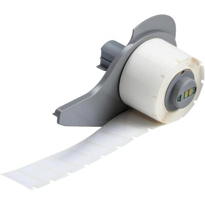 Brady, Etikettenrolle, M7-17-423, Polyester, Weiss, glänzend, 25.40 x 12.70 mm, permanent (500 E.) (33.32 mm) Brady, Etikettenrolle, M7-17-423, Polyester, Weiss, glänzend, 25.40 x 12.70 mm, permanent (500 E.) (33.32 mm)