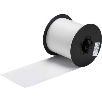 Brady, Etikettenrolle, B-595, Hochleistungs-Industrie-Vinylband, Weiss, 100mm x 30m, permanent, f. MiniMark (113182) (107.95 mm) Brady, Etikettenrolle, B-595, Hochleistungs-Industrie-Vinylband, Weiss, 100mm x 30m, permanent, f. MiniMark (113182) (107.95 mm)