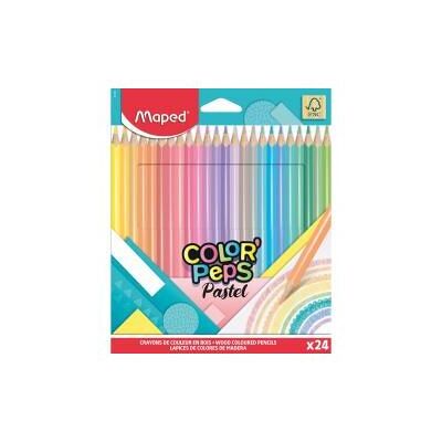 Maped, Malstifte, Colorpeps Pastellstifte, 24 Farben (24x) Maped, Malstifte, Colorpeps Pastellstifte, 24 Farben (24x)