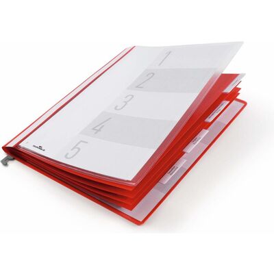 Durable, Mappe, Personalhefter 5 Stück rot (A4, 5x) Durable, Mappe, Personalhefter 5 Stück rot (A4, 5x)