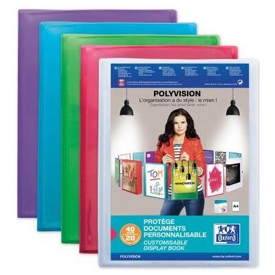 Elba, Mappe, Präsentations-Sichtbuch POLYVISION, 20 Hüllen, farblos DIN A4, aus PP, 0,7 mm, transparent (A4, 20x) Elba, Mappe, Präsentations-Sichtbuch POLYVISION, 20 Hüllen, farblos DIN A4, aus PP, 0,7 mm, transparent (A4, 20x)