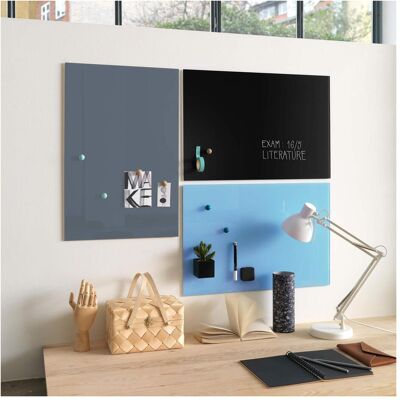 Naga, Magnet, Glas-Magnettafel 40 x 60 cm grau Grau 69x3x50mm (1Stk) (1x) Naga, Magnet, Glas-Magnettafel 40 x 60 cm grau Grau 69x3x50mm (1Stk) (1x)