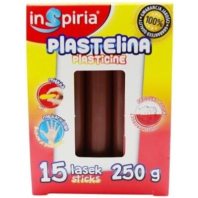 Teka, Modelliermasse, Braunes Plastilin 15 Stäbchen à 250 g Teka, Modelliermasse, Braunes Plastilin 15 Stäbchen à 250 g